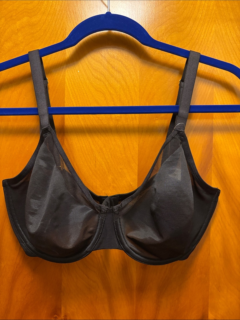 Soma Black Sheer Underwire Bra